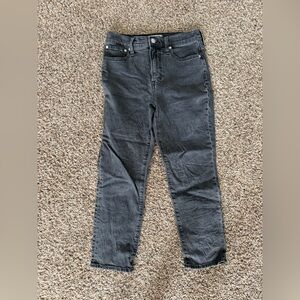 Madewell Washed Black Perfect Vintage Jeans